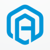 Letter  A  Hexagon  Logo