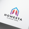 Modern Gradient House Roof Logo