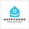 Happy Home Real Estate Pro Logo