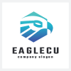 Geometric Eagle Head Logo