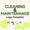 Cleaning Maintenance Logo Template