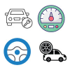 Automobile Parts Icons Pack