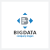 Big Data Letter B Logo