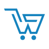 W Letter Shopping Company Logo