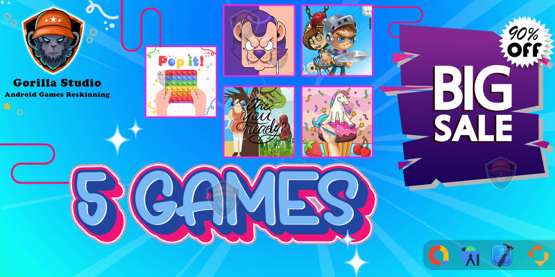 5 Buildbox Games - Big Sale Bundle