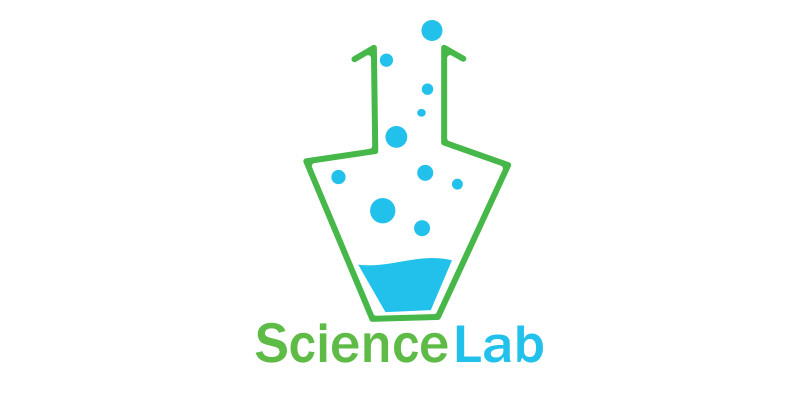 Modern Chemistry and Biology Research Logo Design