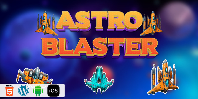 Astro Blaster - HTML5 Construct 3 Game