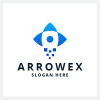 Rocket Launch and Arrow Logo