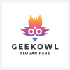 Smart Owl Bird Logo