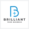 Brilliant Letter B Star Logo