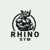 Rhino Gym Logo Strong Rhino