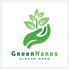 Nature Green Hands Logo