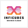 Hexagon Infinity Cubes Logo