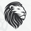Lion Head Illustration Logo