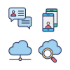 Network And Communication Vector Icons Pack