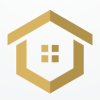 Hexagon Home logo template