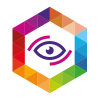 Focus Colorful Eye Logo Design