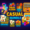 8-In-1 Casual Hyper Casual Mobile Games Bundle