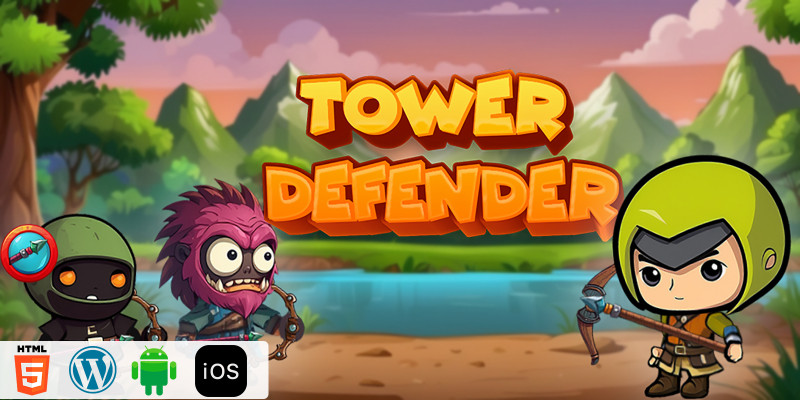 Tower Defender HTML5 Construct3 Game
