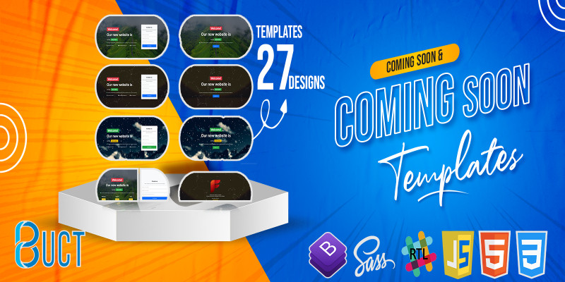BUCT - Coming Soon Bootstrap HTML Website Template