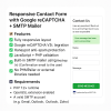 Responsive Contact Form with Google reCAPTCHA