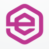 Letter E  Hexagon Logo