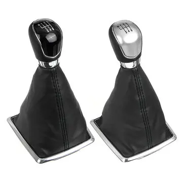 Tombol Pindah Gigi 6 Kecepatan MT dengan Penutup Boot Debu untuk Ford Focus 2005-2012