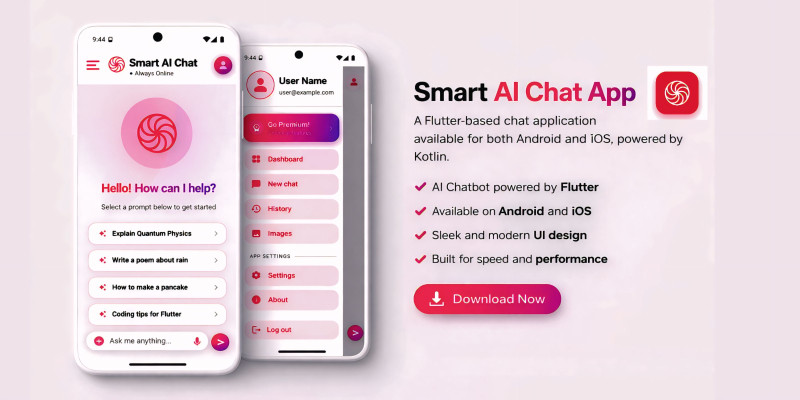 Smart AI Chat App - Flutter