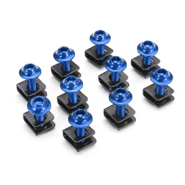 혼다를위한 모터바이크 M5 / 5mm 본체 패어링 볼트 키트 패스너 클립 나사 세트