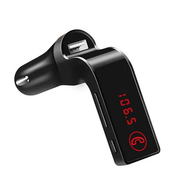 차량 FM 송신기 USB MP3 플레이어 충전기 변조기 무선 라디오 핸즈프리 차량 키트