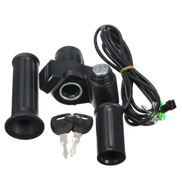 스쿠터 오토바이 산악 자전거를 위한 12-99V LED 디지털 핸들 그립 속도 제어와 키