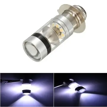 LED 오토바이 안개 DRL 듀얼 라이트 전구 20 SMD 하이/로 빔 램프 전구 P15D P15D-25-1 H6M