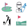 Premium Golf Icons Pack