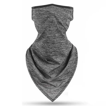 Motorcykel solbeskyttelse øre ansigtsmaske er silkeåndbar mønster sommer udendørs ridning motocross